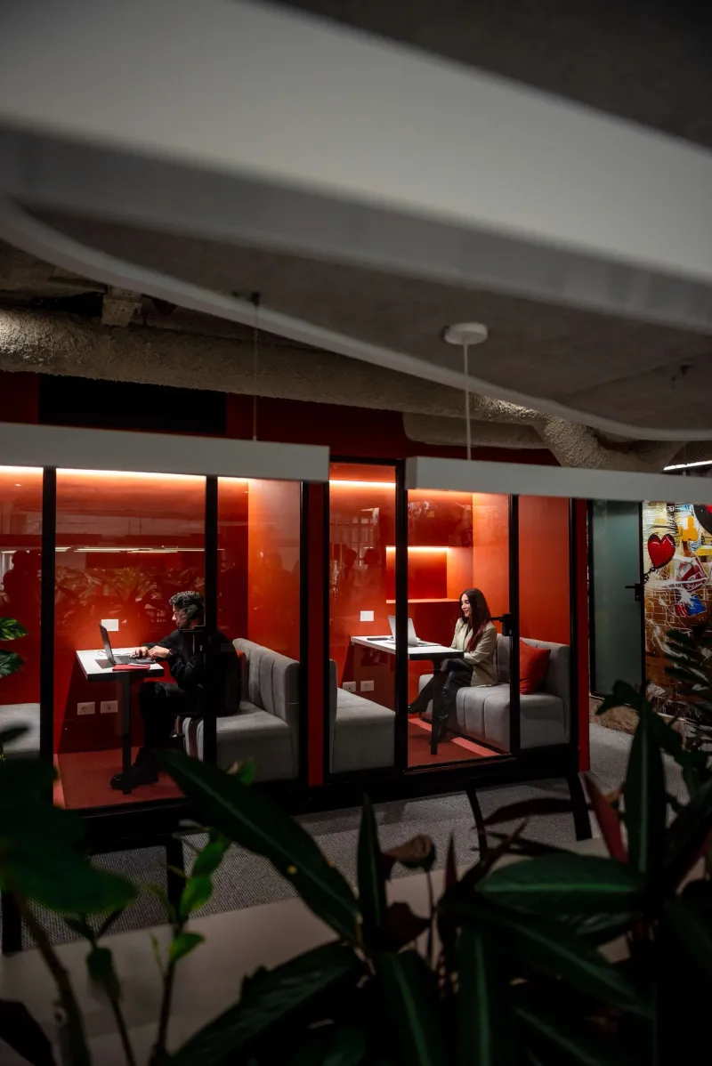 Private office at n'Zon coworking space Tirana
